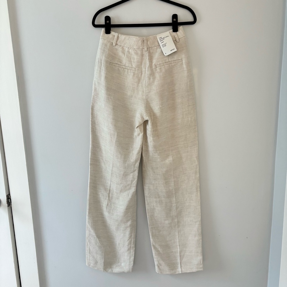 Aritzia The Effortless Pants - CruiseLinen in Natural Ecru - Picture 5 of 8